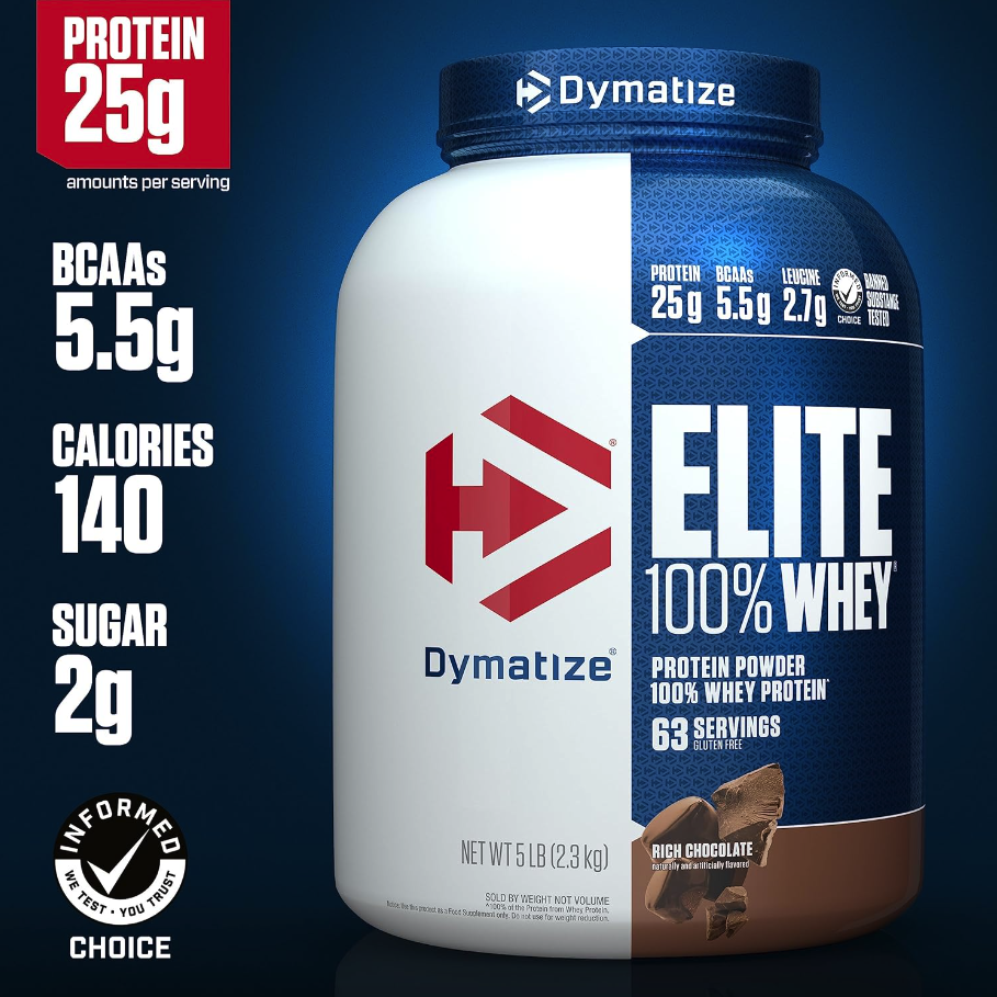 Dymatize Elite 100% Whey Protein Powder