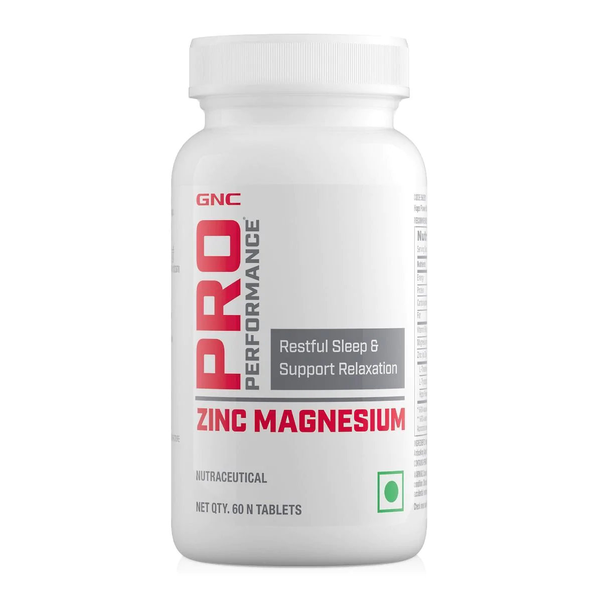 GNC Pro Performance Zinc Magnesium Amino (ZMA) Complex - 60 Tablets