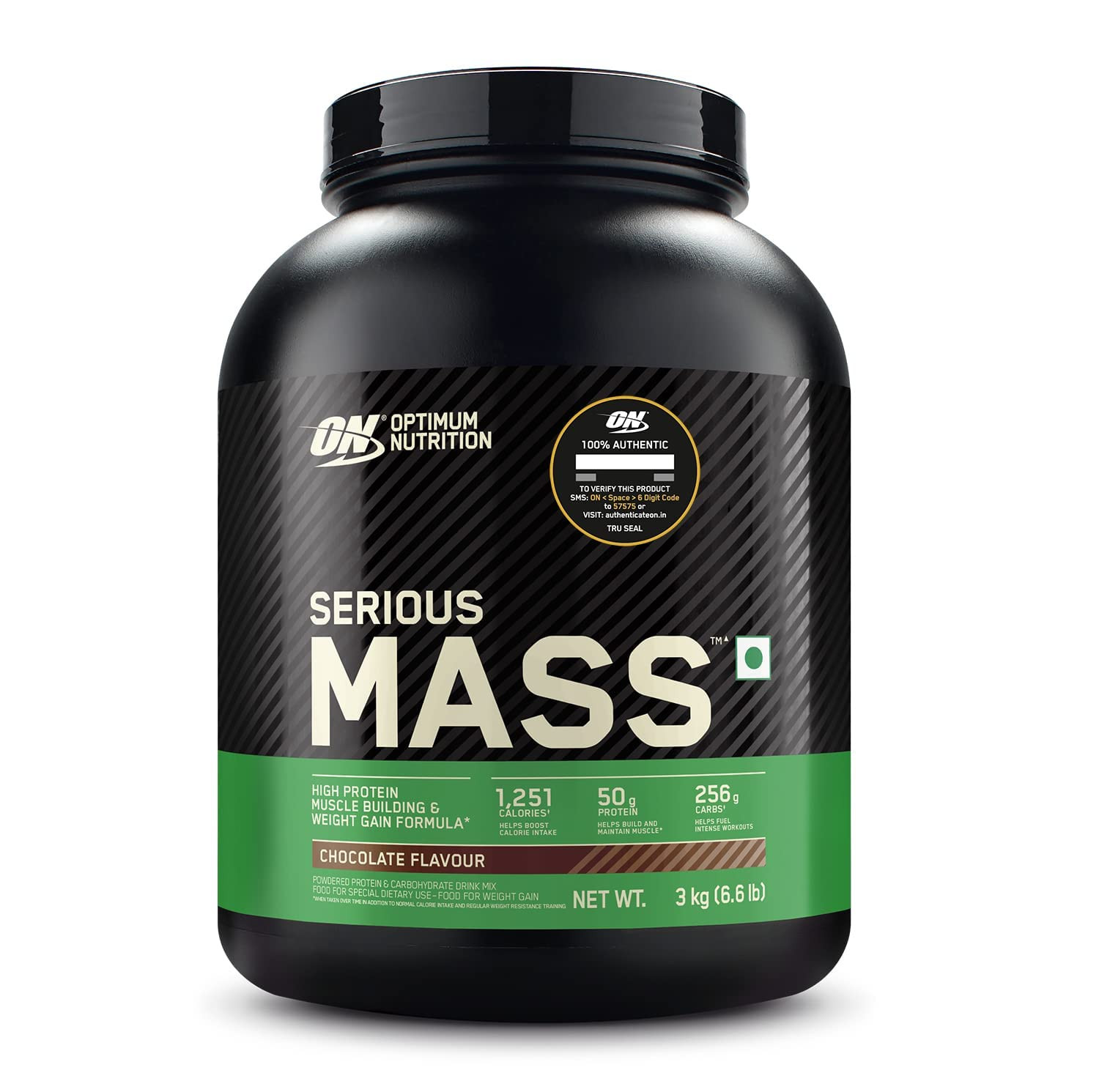 OPTIMUM NUTRITION (ON) Serious Mass High Protein High Calorie Weight Gainer 3KG