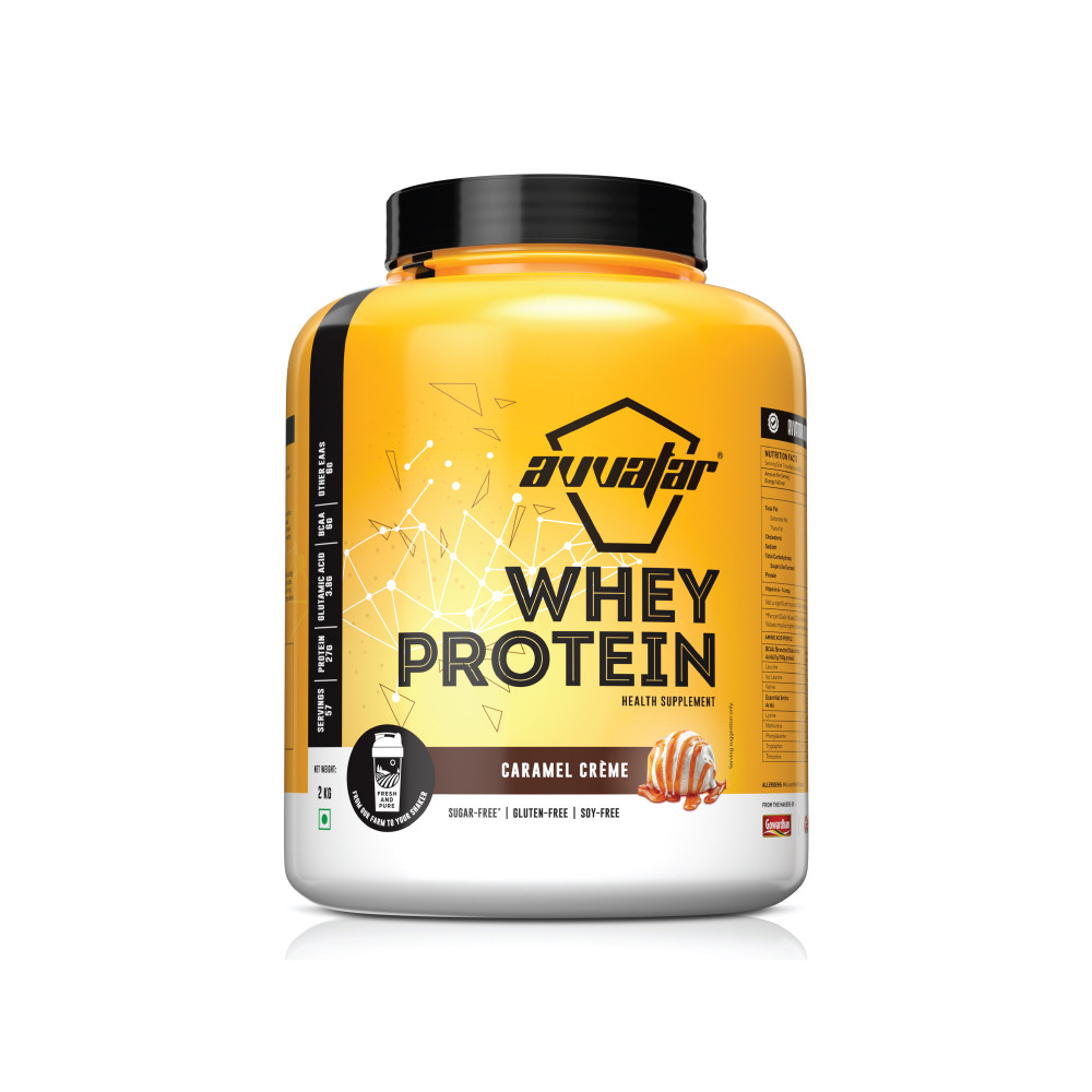 AVVATAR WHEY PROTEIN | 2KG | MADE WITH 100% FRESH COW'S MILK