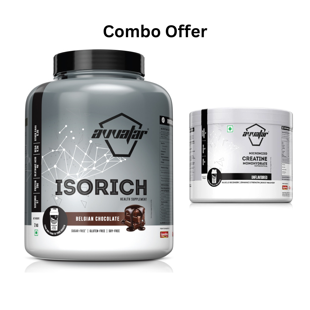 AVVATAR ISORICH WHEY PREOTEIN | 2KG | OFFER 100GM CREATINE FREE