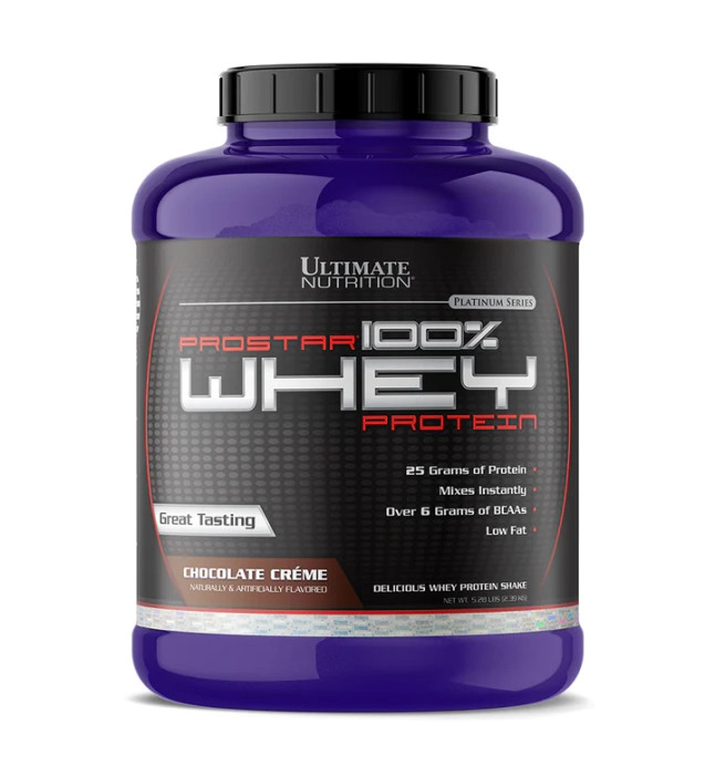 Ultimate Nutrition Prostar 100% Whey Protein, 5.28 lbs, 2.39 kg