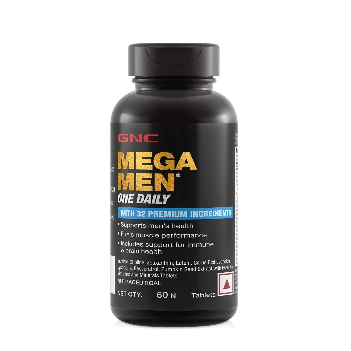 GNC Mega Men One Daily Multivitamin - 60 Tablets